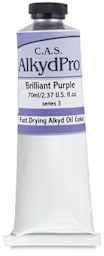 CAS AlkydPro Fast-Drying Alkyd Oil Colors - 70 ml Brilliant Purple Tube upright
