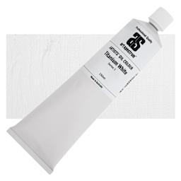 Art Spectrum Artists' Oil Paint - Titanium White, 150 ml tube and swatch