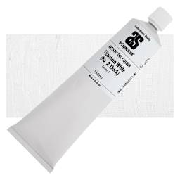 Art Spectrum Artists' Oil Paint - Titanium White No.2, 150 ml tube and swatch