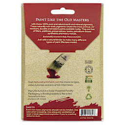 Natural Earth Paint Earth & Mineral Pigment - Ultramarine Blue, 3 oz back