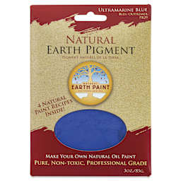 Natural Earth Paint Earth & Mineral Pigment - Ultramarine Blue, 3 oz