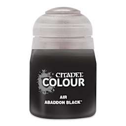 Citadel Acrylic Air Paint - Abaddon Black, 24 ml