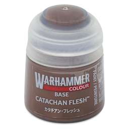 Warhammer Base Acrylic Paint - Catachan Flesh, 12 ml jar