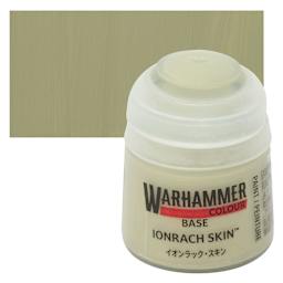 Warhammer Base Acrylic Paint - Ionrach Skin, 12 ml jar and swatch