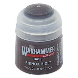 Warhammer Base Acrylic Paint - Rhinox Hide, 12 ml jar