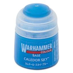Warhammer Base Acrylic Paint - Caledor Sky, 12 ml jar