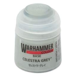 Warhammer Base Acrylic Paint - Celestra Grey, 12 ml jar