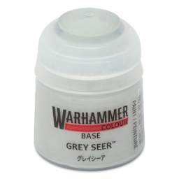 Warhammer Base Acrylic Paint - Grey Seer, 12 ml jar