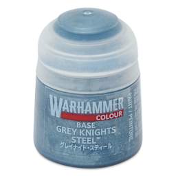 Warhammer Base Acrylic Paint - Grey Knights Steel, 12 ml jar