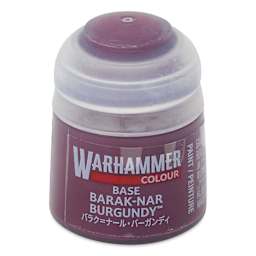 Warhammer Base Acrylic Paint - Barak-Nar Burgundy, 12 ml jar