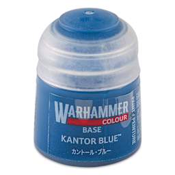 Warhammer Base Acrylic Paint - Kantor Blue, 12 ml jar