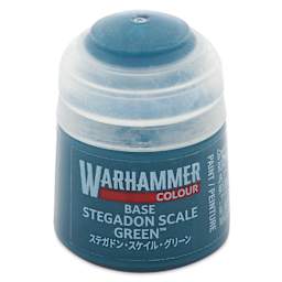 Warhammer Base Acrylic Paint - Stegadon Scale Green, 12 ml jar