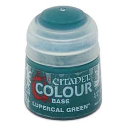 Warhammer Base Acrylic Paint - Lupercal Green, 12 ml jar