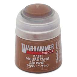 Warhammer Base Acrylic Paint - Mournfang Brown, 12 ml jar