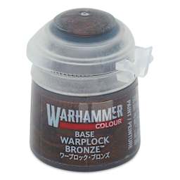 Warhammer Base Acrylic Paint - Warplock Bronze, 12 ml jar