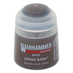 Warhammer Base Acrylic Paint - Dryad Bark, 12 ml jar