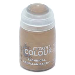 Citadel Technical Acrylic Paint - Agrellan Earth, 24 ml, front of bottle