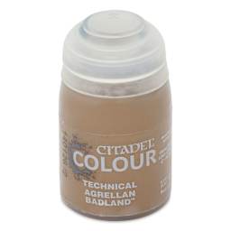 Citadel Technical Acrylic Paint - Agrellan Badland, 24 ml, front of bottle