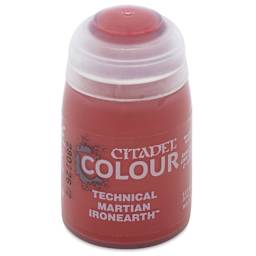 Citadel Technical Acrylic Paint - Martian Ironearth, 24 ml, front of bottle