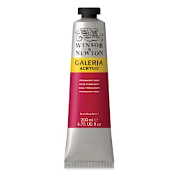 Winsor & Newton Galeria Flow Acrylics - Permanent Rose, 200 ml tube