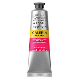 Winsor & Newton Galeria Flow Acrylics - Fluorescent Pink, 60 ml Tube