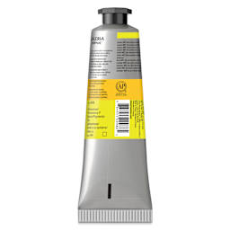 Winsor & Newton Galeria Flow Acrylics - Fluorescent Yellow, 60 ml Tube back