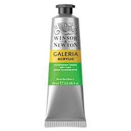 Winsor & Newton Galeria Flow Acrylics - Fluorescent Green, 60 ml Tube