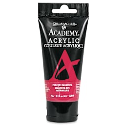 Grumbacher Academy Acrylic - Process Magenta, 75 ml tube