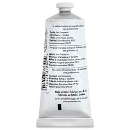 Grumbacher Academy Acrylic - Process Magenta, 90 ml tube back