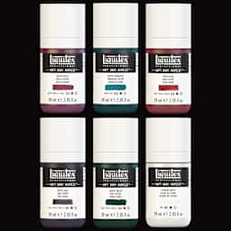 Liquitex Professional Soft Body Acrylics - Set of 6, Muted Colors, 59 ml, contents