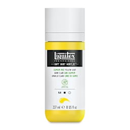 Liquitex Soft Body Artist Acrylics - Cadmium-Free Yellow Light, 237 ml
