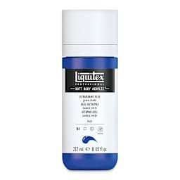 Liquitex Soft Body Artist Acrylics - Ultramarine Blue (Green Shade), 237 ml