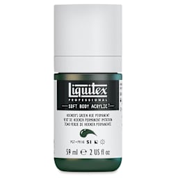 Liquitex Soft Body Artist Acrylics - Hooker's Green Hue Permanent, 59 ml bottle
