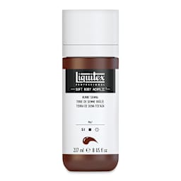 Liquitex Soft Body Artist Acrylics - Burnt Sienna, 237 ml