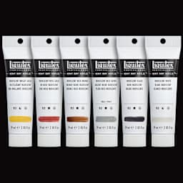 Liquitex Professional Heavy Body Acrylics - Set of 6, Iridescent Colors, 59 ml, set contents