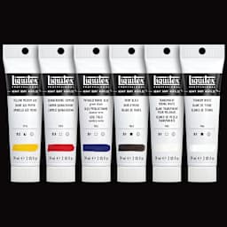 Liquitex Professional Heavy Body Acrylics - Set of 6, Mixing Colors, 59 ml, set contents