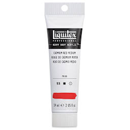 Liquitex Heavy Body Artist Acrylics - Cadmium Red Medium, 2 oz Tube