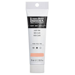 Liquitex Heavy Body Artist Acrylics - Light Pink, 2 oz tube