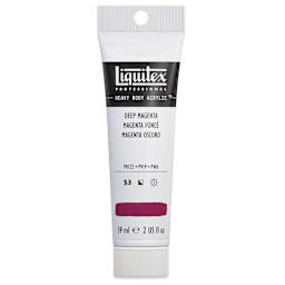 Liquitex Heavy Body Artist Acrylics - Deep Magenta, 2 oz Tube
