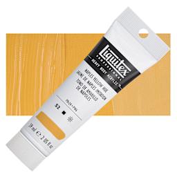 Liquitex Heavy Body Artist Acrylic - Naples Yellow Hue, 2 oz Tube and swatch