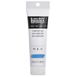 Liquitex Professional Heavy Body Acrylic Paint - Fluorescent Blue, 59 ml, Tube (Front)