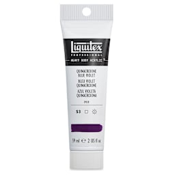 Liquitex Heavy Body Artist Acrylics - Quinacridone Blue Violet, 2 oz Tube