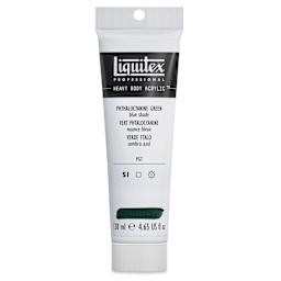 Liquitex Heavy Body Artist Acrylics - Phthalo Green (Blue Shade), 4.65 oz Tube