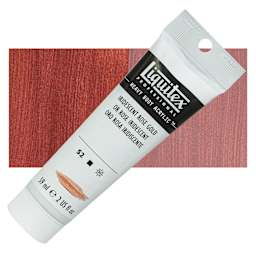 Liquitex Heavy Body Artist Acrylic - Iridescent Rose Gold, 59 ml, Tube and swatch
