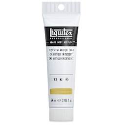 Liquitex Heavy Body Artist Acrylics - Iridescent Antique Gold, 2 oz Tube