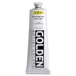 Golden Heavy Body Artist Acrylics - Benzimidazolone Yellow Light, 5 oz