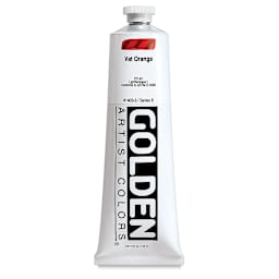 Golden Heavy Body Artist Acrylics - Vat Orange, 5 oz tube