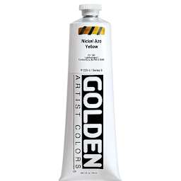 Golden Heavy Body Artist Acrylics - Nickel Azo Yellow, 5 oz tube