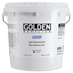 Golden Heavy Body Acrylic Paint - Light Ultramarine Blue, 3.78 L Bucket