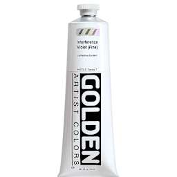 Golden Heavy Body Artist Acrylics - Interference Violet (Fine), 5 oz tube